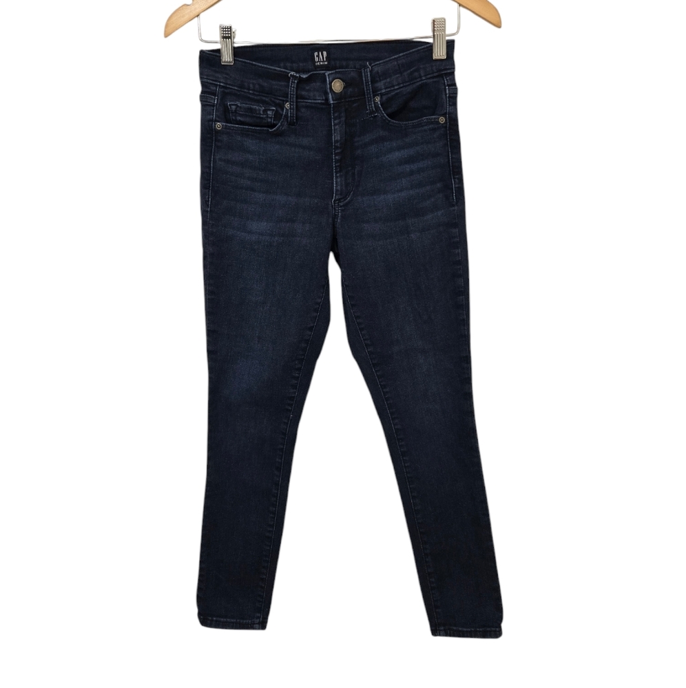 Gap 1969 Denim Woman's True Skinny Jeans Size 2/26 Petite